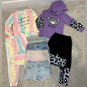 4-5T Outfit Set & Shorts Bundle